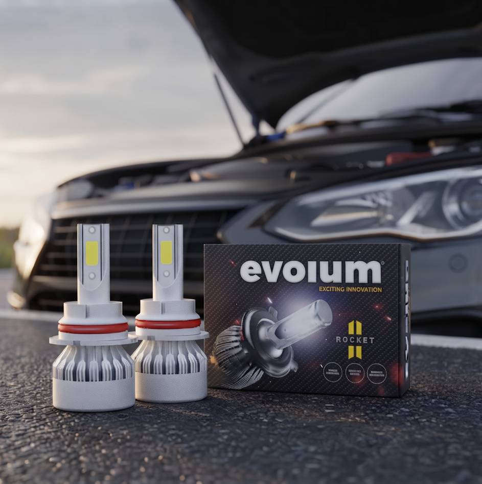 Focos Led Faros Kit Automotriz Rocket H1 H3 H7 H11 9005 9006