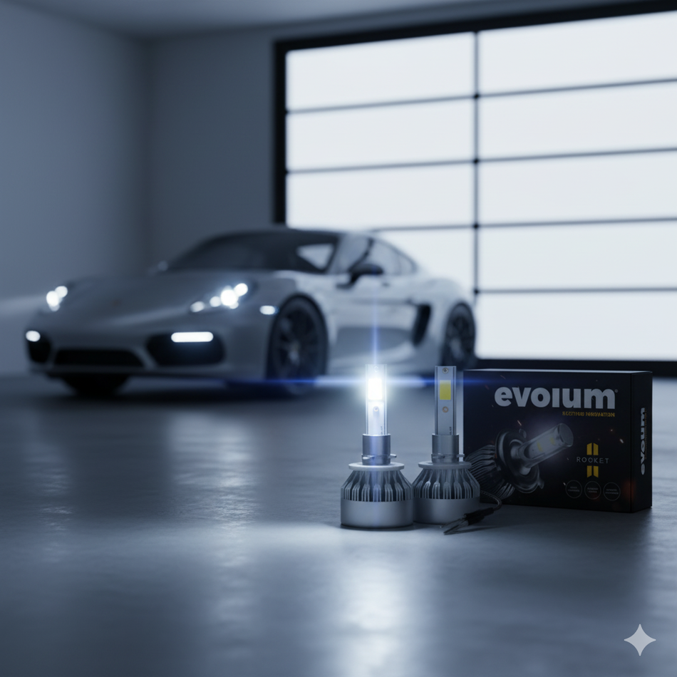 Focos Led Faros Kit Automotriz Rocket H1 H3 H7 H11 9005 9006