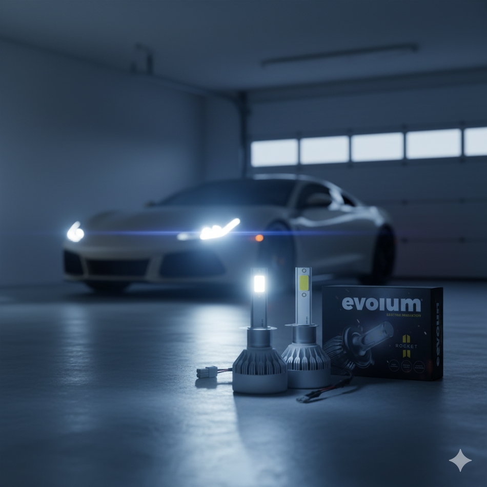 Focos Led Faros Kit Automotriz Rocket H1
