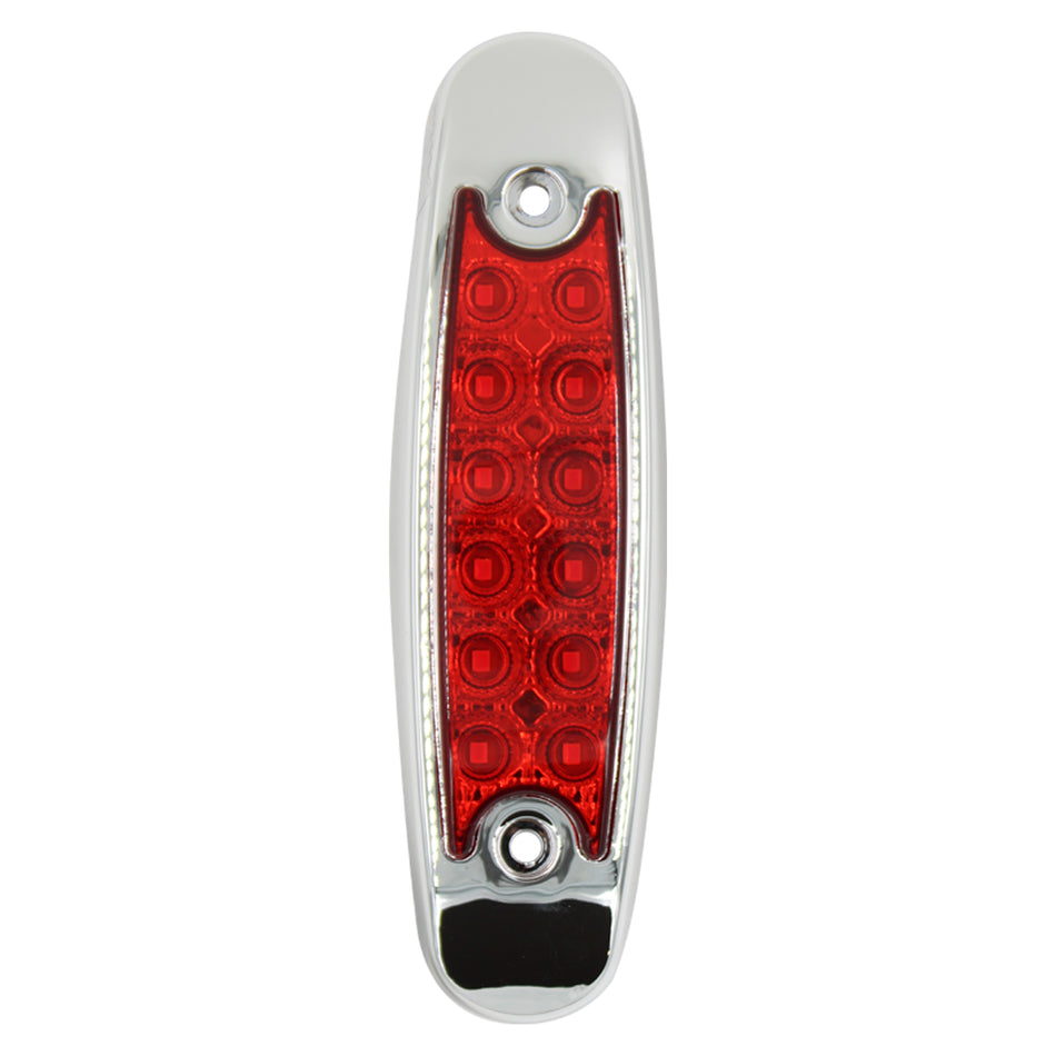 Plafon Led Rectangular 6.5¨ Con Bisel Cromo C/Estrobo S016