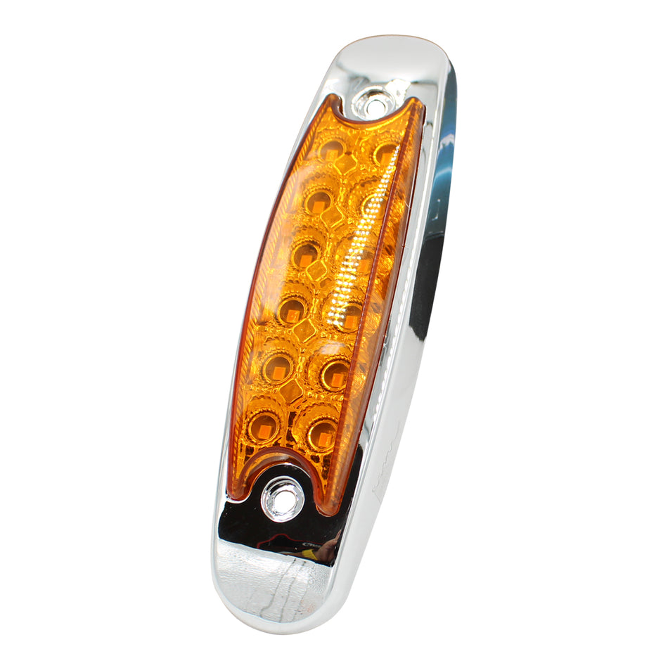 Plafón Led Rectangular 6.5¨ Con Bisel Cromo C/Estrobo S143