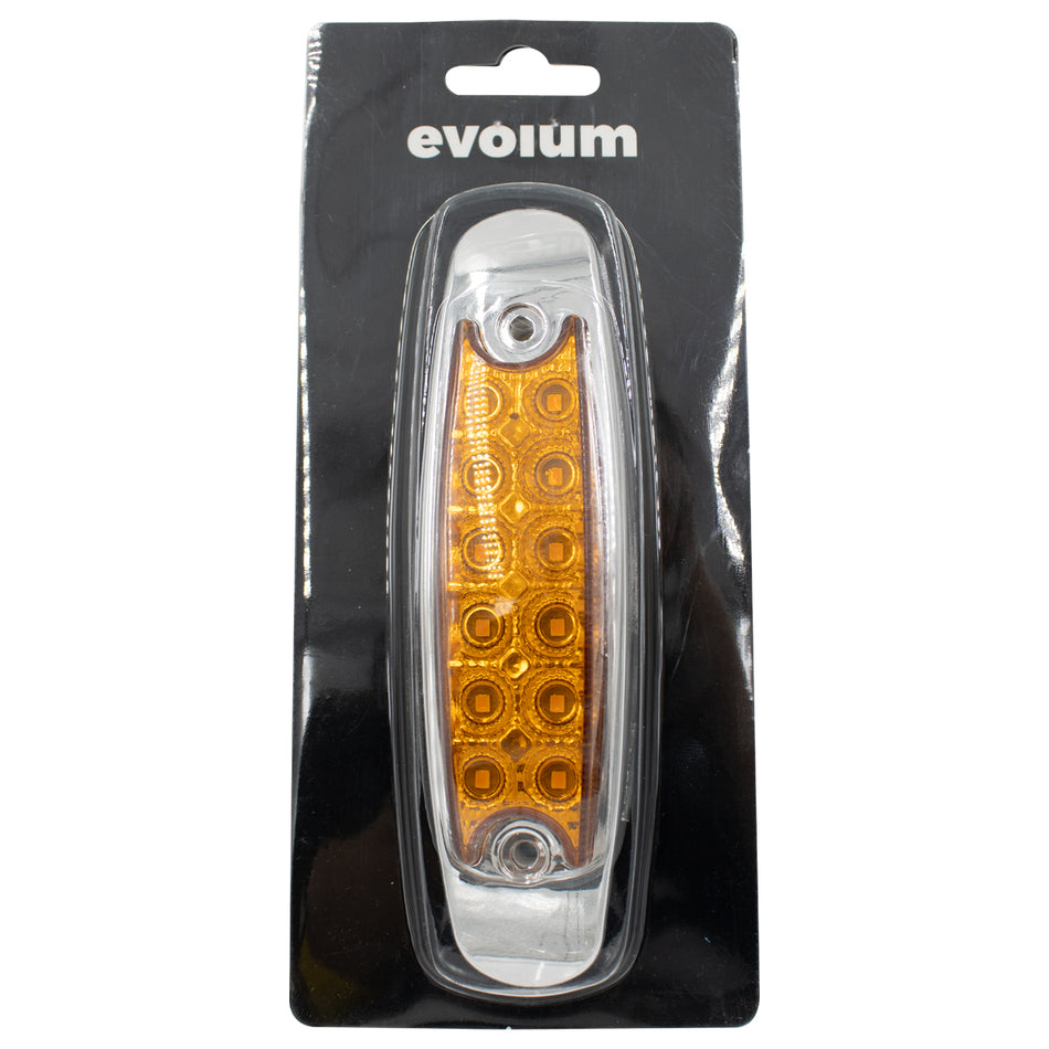 Plafón Led Rectangular 6.5¨ Con Bisel Cromo C/Estrobo S143
