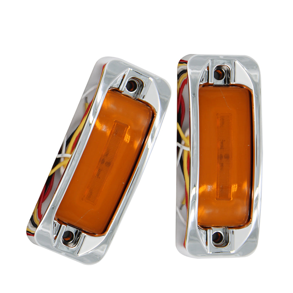 Plafon Led Rectangular 3.5¨ Con Bisel Cromo C/Estrobo Tr119