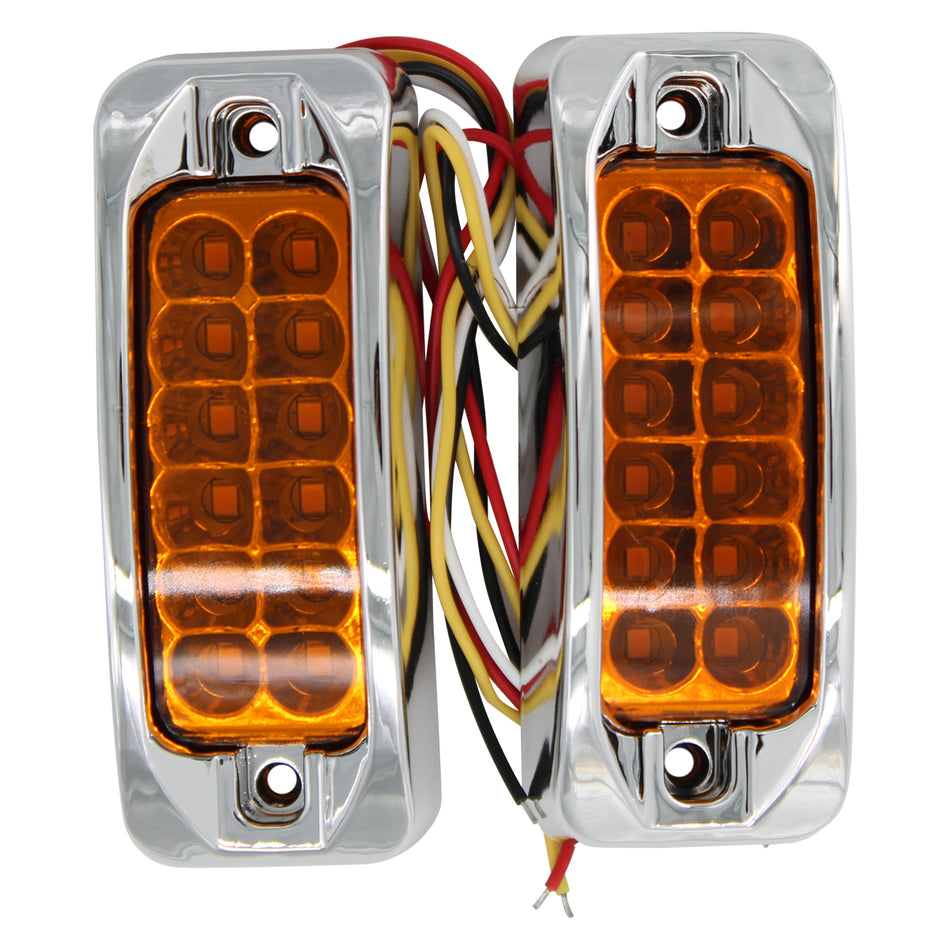 Plafon Led Rectangular 3.5¨ Con Bisel Cromo C/Estrobo Tr120