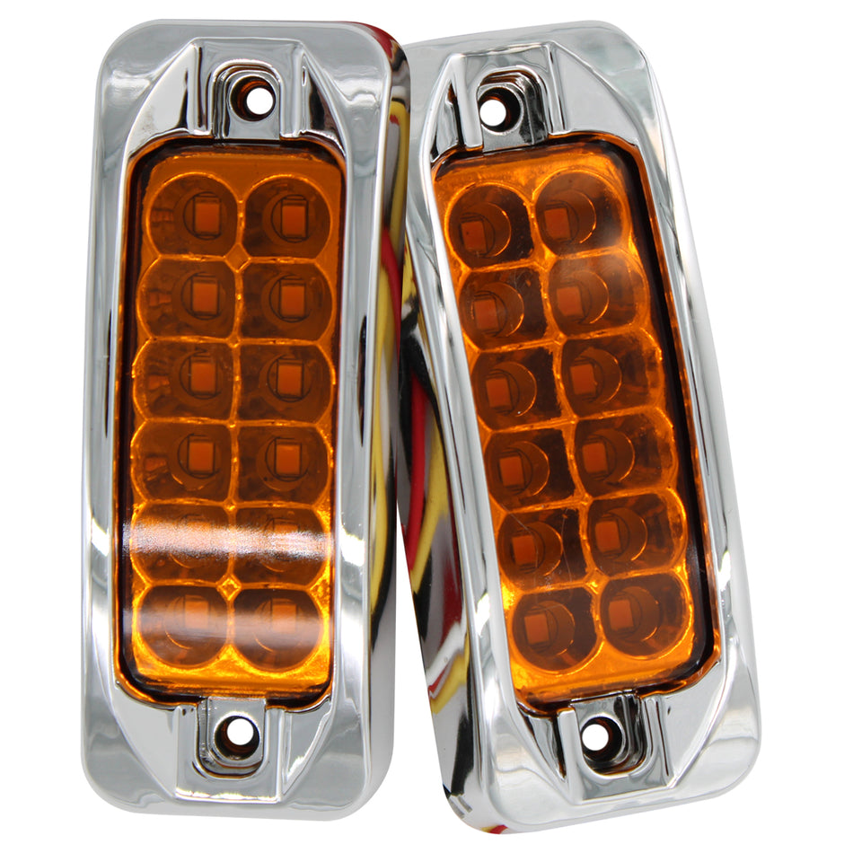 Plafon Led Rectangular 3.5¨ Con Bisel Cromo C/Estrobo Tr120