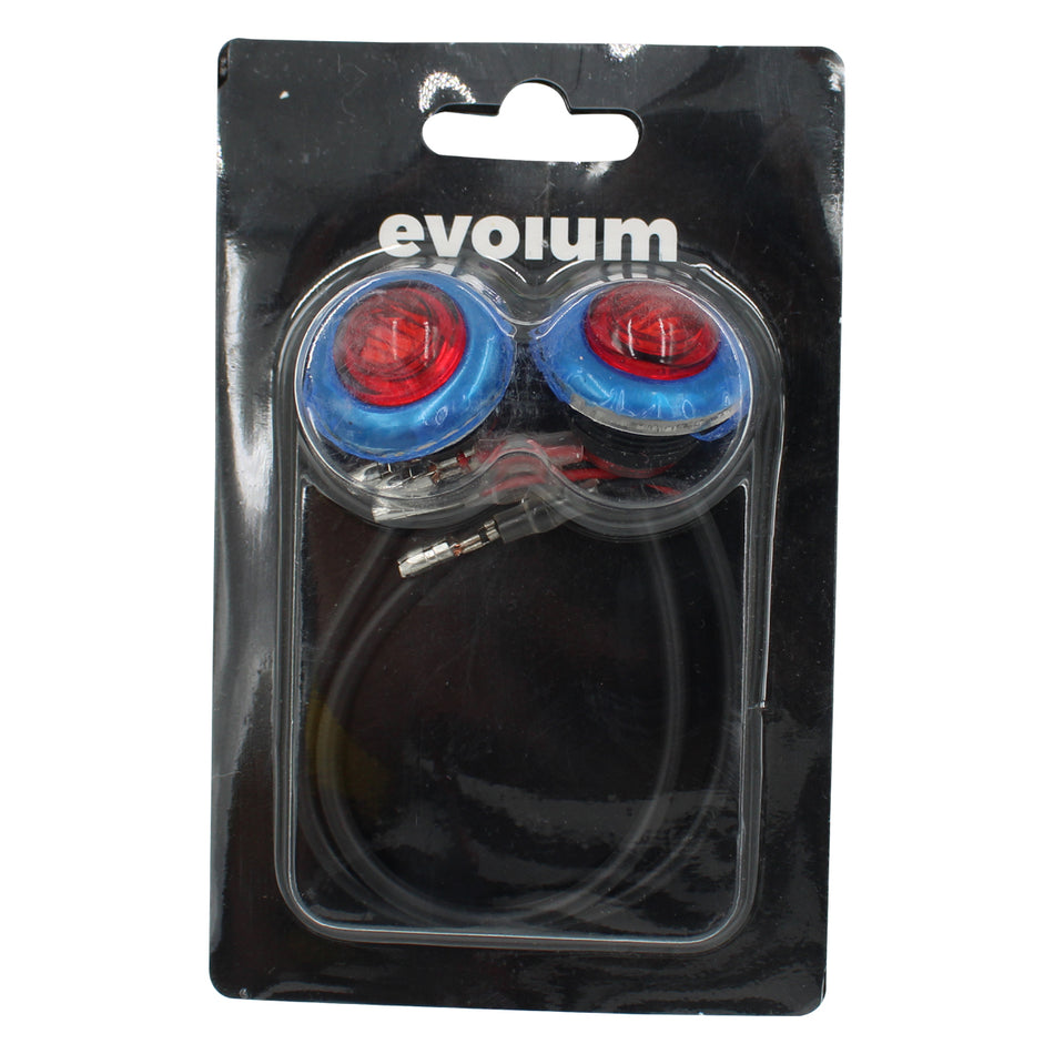 Plafón Redondo 3cm Con Bisel Cromo Luz Fija TR121 Rojo