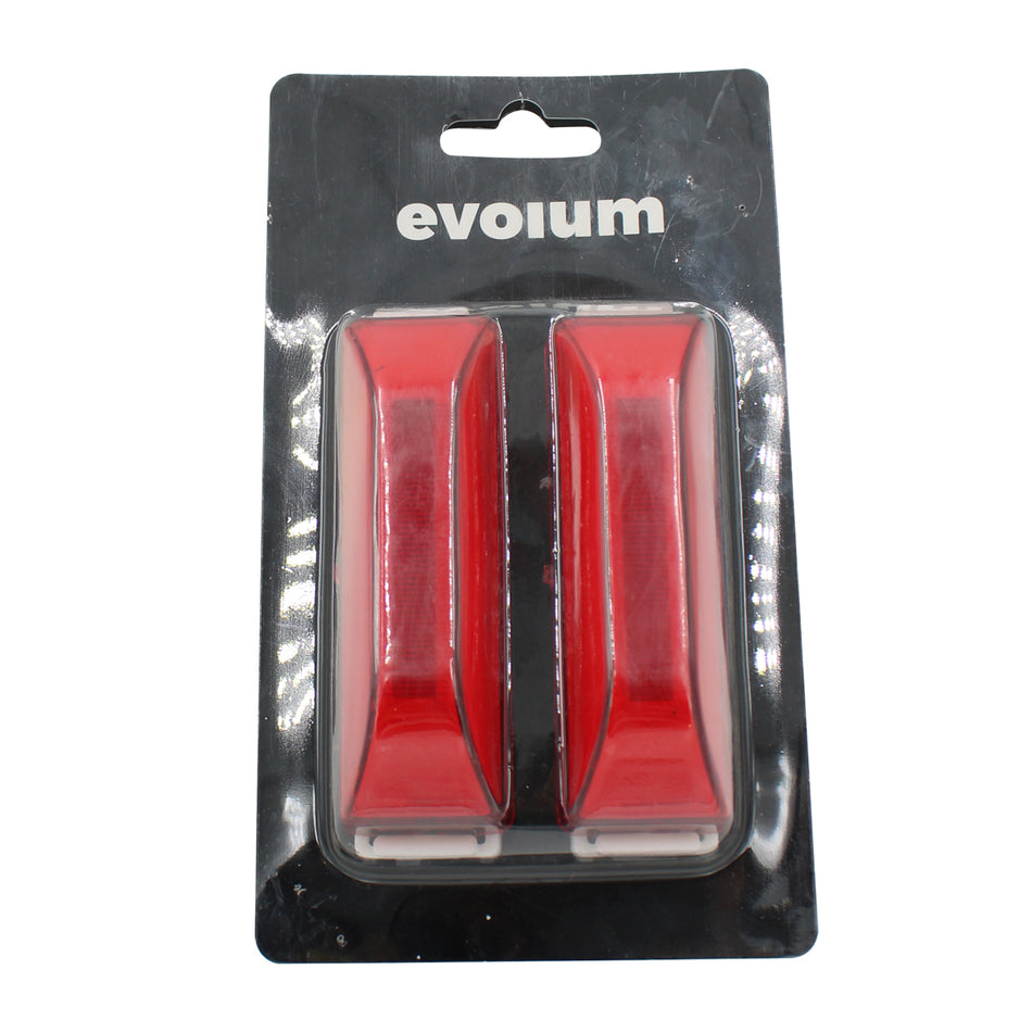 Plafón Led Rectangular 4¨ Con Bisel Cromo C/Estrobo Tr123 Rojo