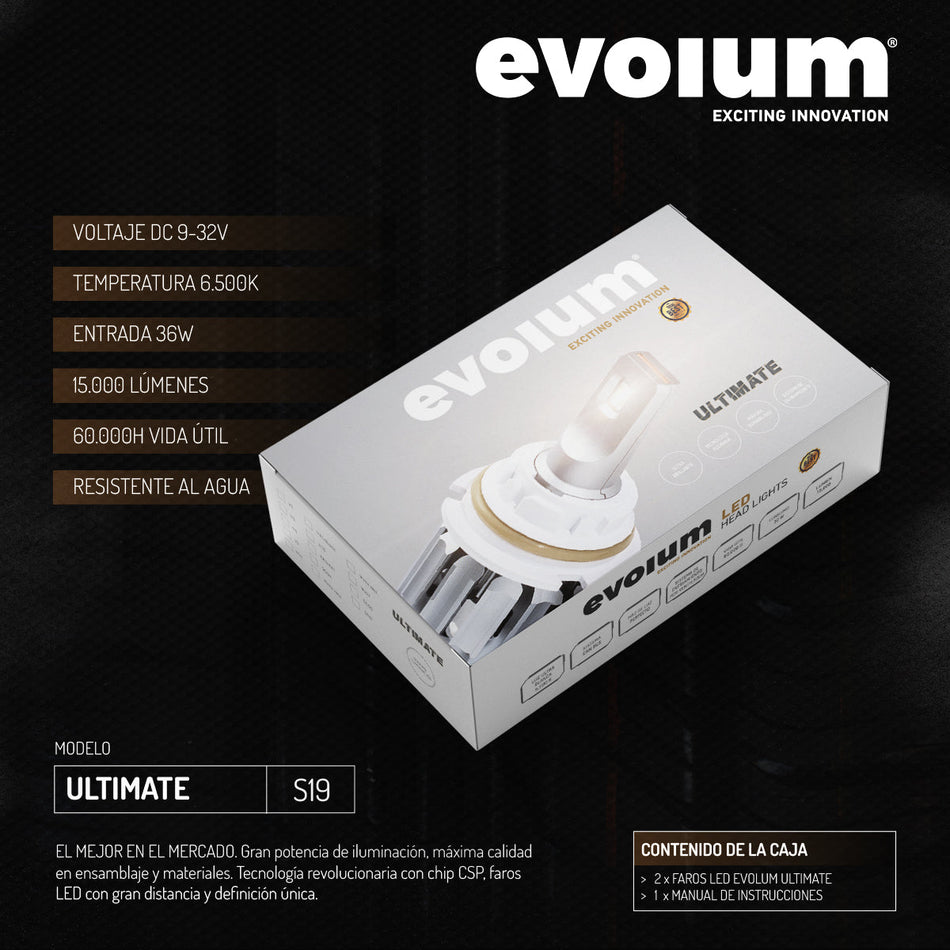 Focos Led Faros Kit Automotriz Ultimate 9005