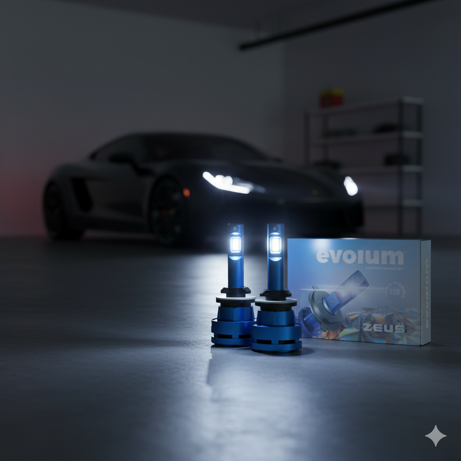 Focos Led Faros Kit Automotriz Zeus H1 H3 H7 H11 9005 9006