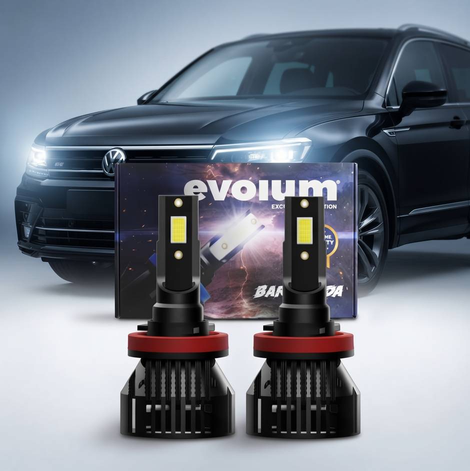 Focos Led Faros Kit Automotriz Barracuda H1 H3 H7 H11 9005 9006