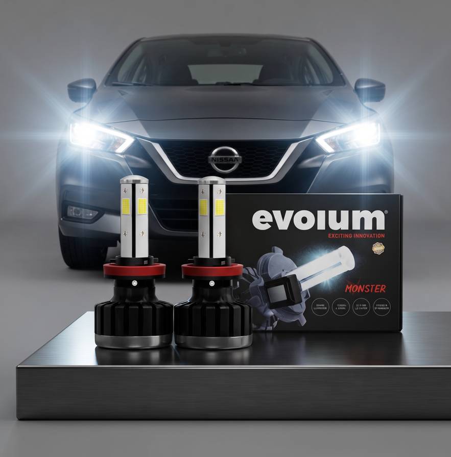Focos Led Faros Kit Automotriz Monster H1 H3 H7 H11 9005 9006
