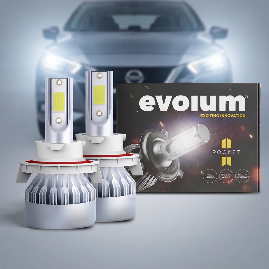 Focos Led Faros Kit Automotriz Rocket H4 H13 9007 9004