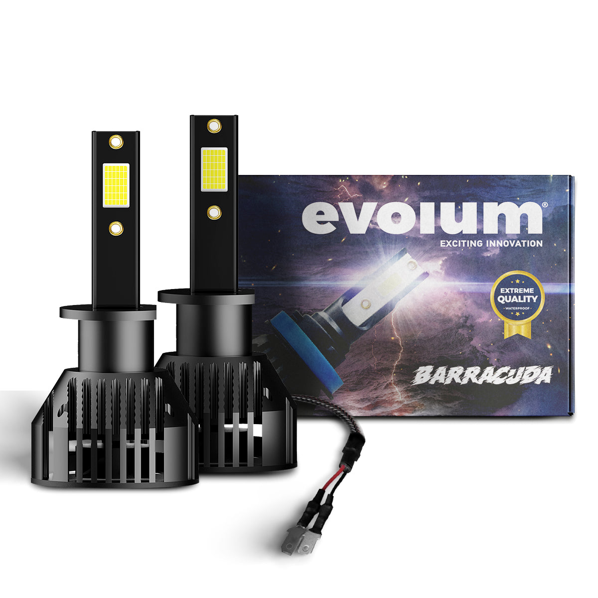 Focos Led Faros Kit Automotriz Barracuda H1 H3 H7 H11 9005 9006