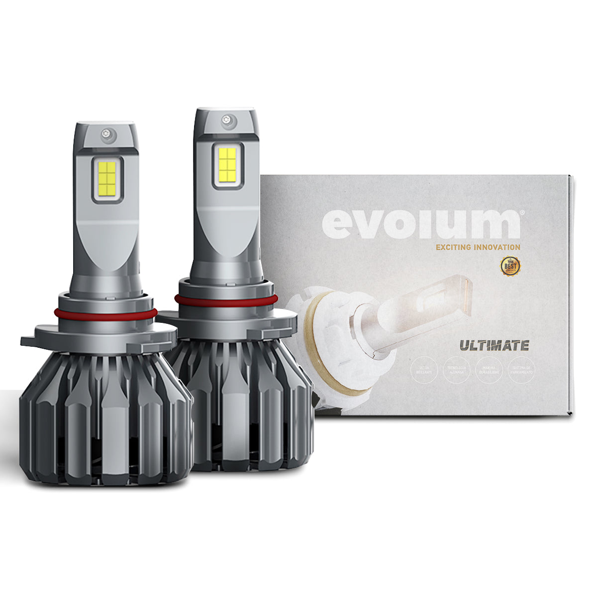 Focos Led Faros Kit Automotriz Ultimate H1 H3 H7 H11 9005 9006 Evolum