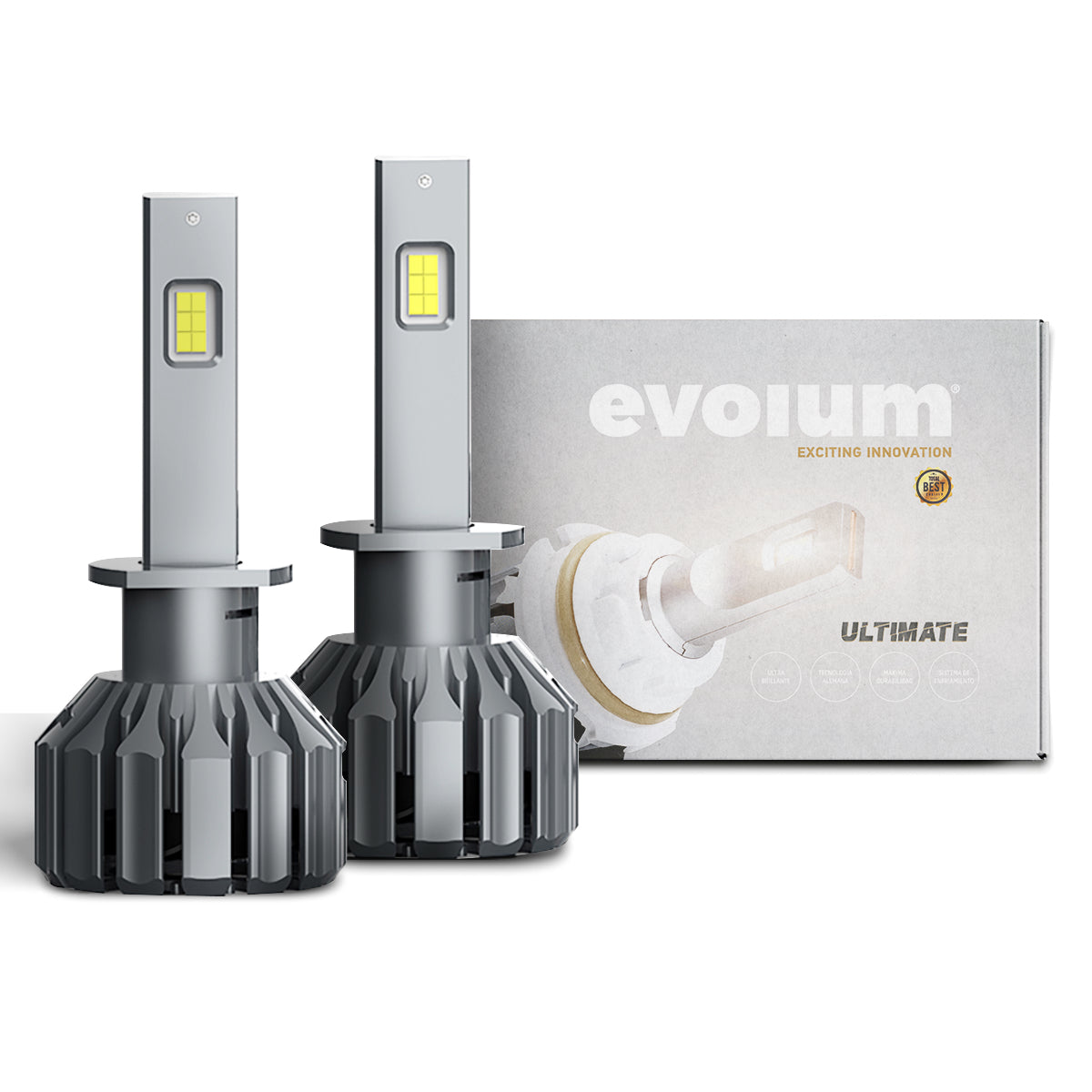 Focos Led Faros Kit Automotriz Ultimate H1 H3 H7 H11 9005 9006 – Evolum ...